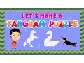 Play Tangram Puzzles with Dylan and Lazer Activities for Kids