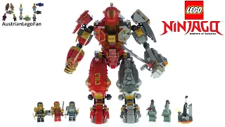 LEGO Ninjago 71720 Fire Stone Mech - Lego Speed Build Review