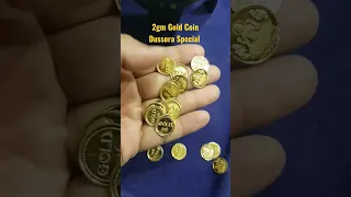 2gm Gold Coin 22 Karat Dussera Special Mehtab Jewellers 