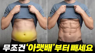 요즘 '아랫 뱃살'부터 빼라고 하는 진짜 이유!?