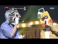 [King of masked singer] 복면가왕 - 'camping boy' VS 'carrier man' 1round - Dance with wolf 20180513