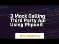 3 mock calling third party api using phpunit