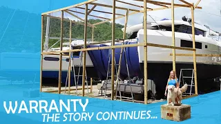 Leopard 45 NEW Catamaran Warranty… The Saga Continues | FIXING OUR NEW LEOPARD 45 IN THE CARIBBEAN