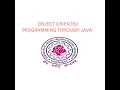 OBJECT ORIENTED PROGRAMMING THROUGH JAVA IMPORTANT QUESTIONS UNIT WISE FOR R22 STUDENTS