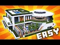 Minecraft Big Modern House Mansion Tutorial - How to Make Realistic Modern House 2020