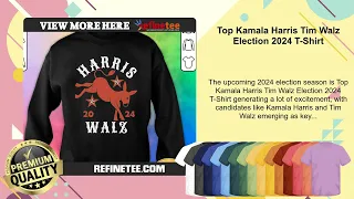 Top Kamala Harris Tim Walz Election 2024 T-Shirt