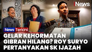 Gelar Kehormatan Gibran Hilang? Roy Suryo Pertanyakan SK Penyetaraan Ijazah