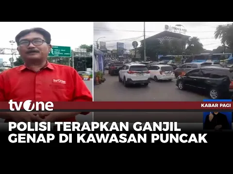 Polisi Berlakukan Ganjil Genap di Kawasan Puncak