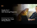 C Programming Creating a String Library