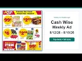 Cash Wise Weekly Ad 26 - 26 Best Deals