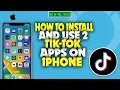 Lagu How to install and use 2 Tiktok apps on iPhone 2023
