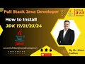 JDK 17 Installation Learn with Mr Kiran Jadhav