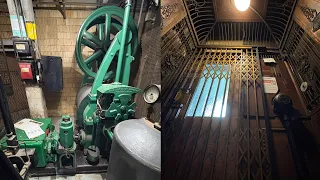 120-Year-Old Otis Birdcage Elevator Full Tour