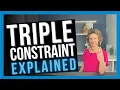 What is Project Management Triple Constraints