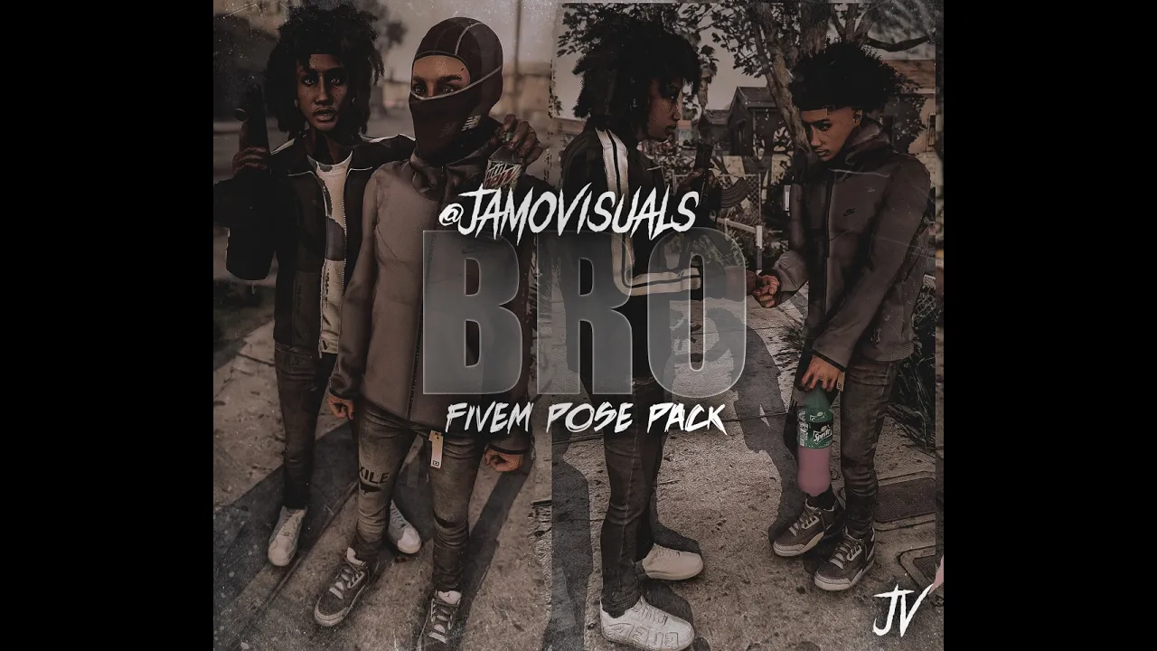 Jamoville Bro Pose Pack