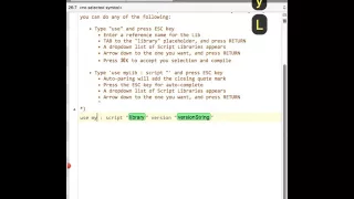 Script Debugger 6 0 Script Library Auto-complete
