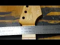 Guitar build Stewmac nut slot rulers