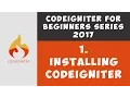 How to install Codeigniter on localhost - WELCOME TO CODEIGNITER Tutorial 1