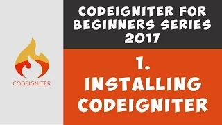 How to install Codeigniter on localhost - WELCOME TO CODEIGNITER Tutorial 1