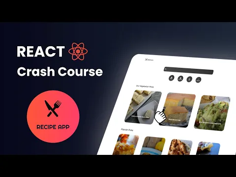 React Crash Course Build A Full Recipe App Tutorial