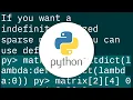 python array default value for index out-of-bounds
