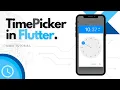 Flutter Tutorial - Time Picker in Flutter App