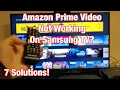 Amazon Prime NOT WORKING on Samsung Smart TV? FIXED 7 Solutions Mp3 Song Download