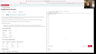 Invalid Search Results - Data Lemur