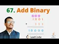 67 Add Binary Java Leetcode Hindi