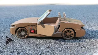 how to make rc car bmw z4 amazing cardboard diy