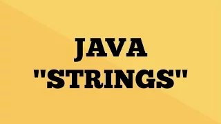 Java String - Explained String Tutorial in Java Java9s com