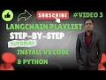 LangChain Setup Install VS Code Python Step-by-Step