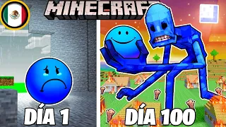 SOBREVIVÍ 100 DÍAS como FALSITY en MINECRAFT HARDCORE!