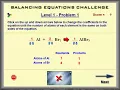 Chemistry Teaching - Balancing Equations Challenge
