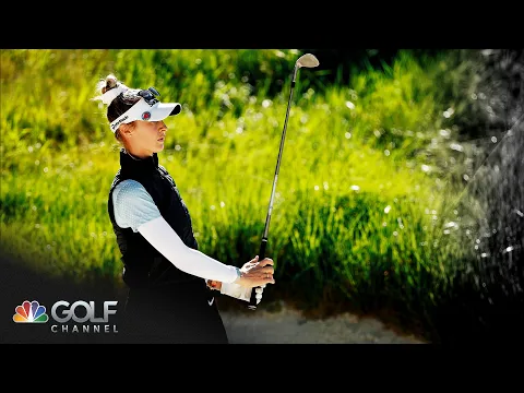 Download MP3 Nelly Korda goes in water hazard three times on No. 12 at U.S. Women's Open | Golf Channel