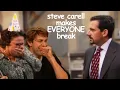 Download Lagu steve carell making the whole cast break: The Office Bloopers | Comedy Bites