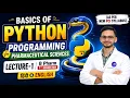 L-1 Basics of Python Programming for Pharmaceutical Sciences B Pharmacy 1st Semester Hindi