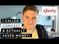 I Called Comcast To Negotiate My Bill See How I Saved 25- 30 a month