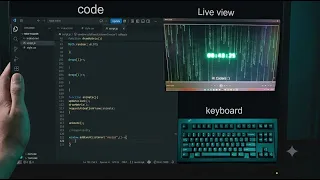 Coding a Matrix Clock ASMR No Talking