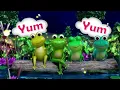 Five Little Speckled Frogs | Nursery Rhymes for Babies by LittleBabyBum - ABCs and 123s