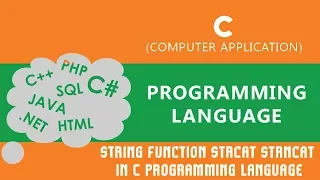 55 String Function Strcat Strncat in C Programming Language - C Language