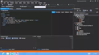 Windows 8 App Development Using JavaScript 1 of 3 - Create a Hello World App
