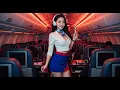 Beautiful Flight Attendant DJ Set | Sky High Beats at 30,000 Feet