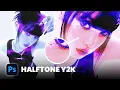 Halftone Y2K Effect in PHOTOSHOP Step-by-Step Guide