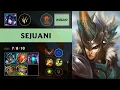 TOG Woldjo Sejuani Jungle vs Aatrox TP Color - EUW Grandmaster Patch 26 14