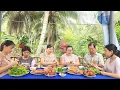 Download Lagu Tép Bạc Non Chiên Bột Cuốn Rau Vườn Ngon Hết Chỗ Chê | TKQ  \u0026 Family T 2100