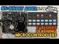 Binary Adder - Learning Microcontrollers with EBlocks Flowcode