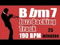 Bb minor Jazz Backing Track - Swinging Bebop Trio