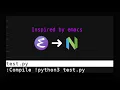 compile mode in neovim