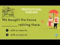 Prepositional Phrases Quiz Test your Advanced English Prepositional phrases knowledge